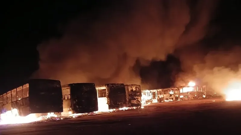 Dozens of Putco Buses Torched, Two Arrested