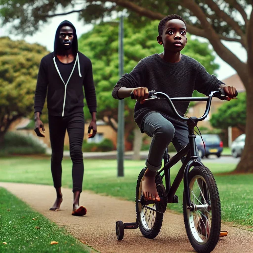 Brave Boy Reclaims Bike from Attacker
