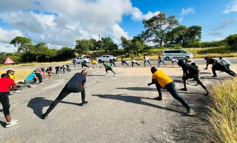Sapu Promotes Fitness Drive for Police Officers in Hazyview