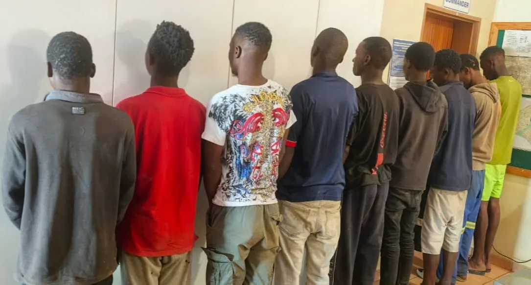 Nine Illegal Miners Caught in Mpumalanga Crackdown