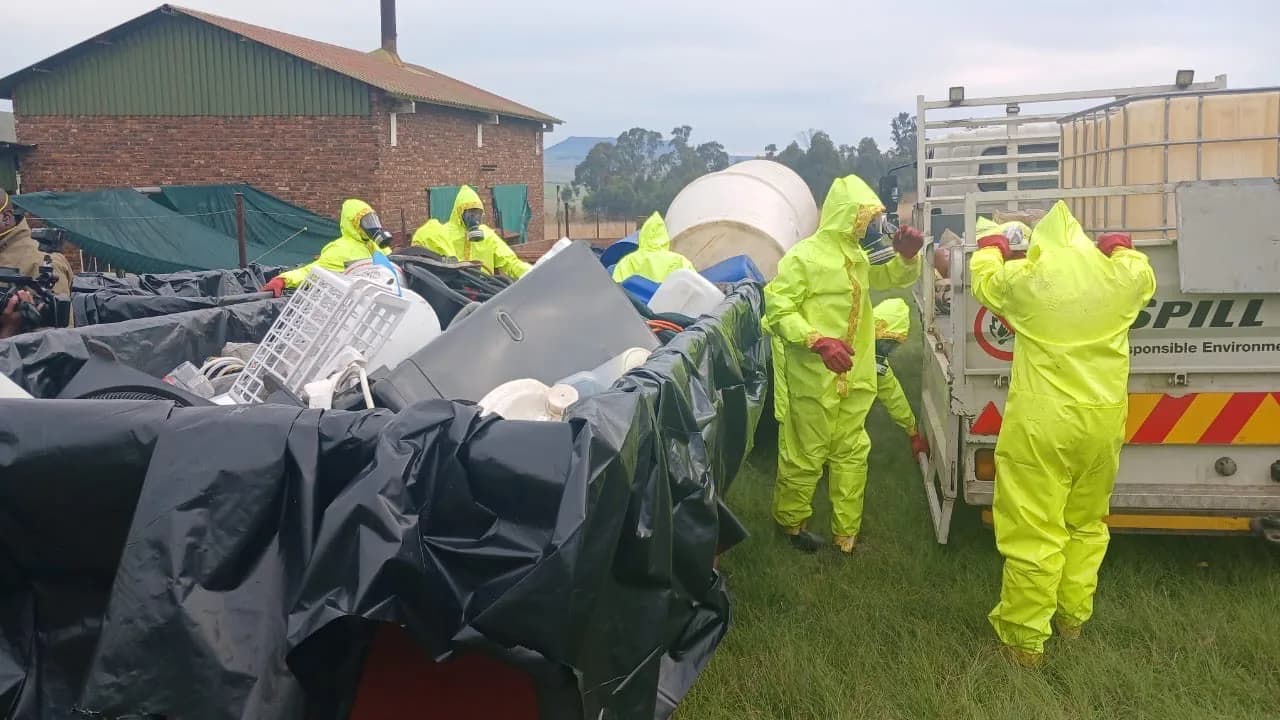 Hawks Decommission Volksrust Drug Laboratory