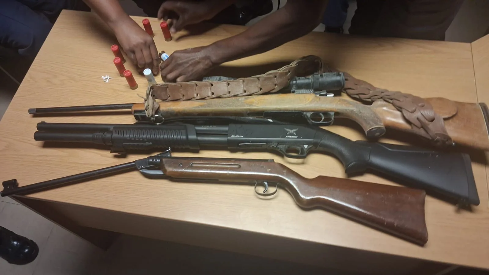 Police Recover Rifles in Pienaar