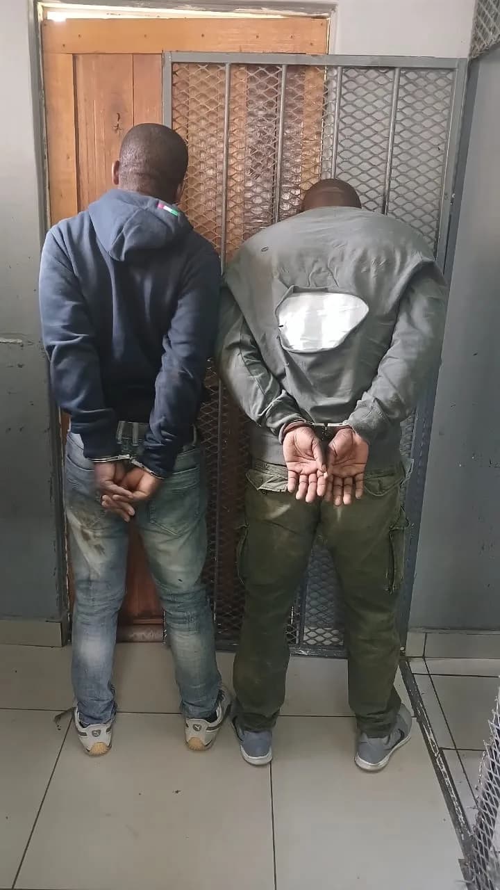 Foreign Suspects Caught After Vehicle Chase