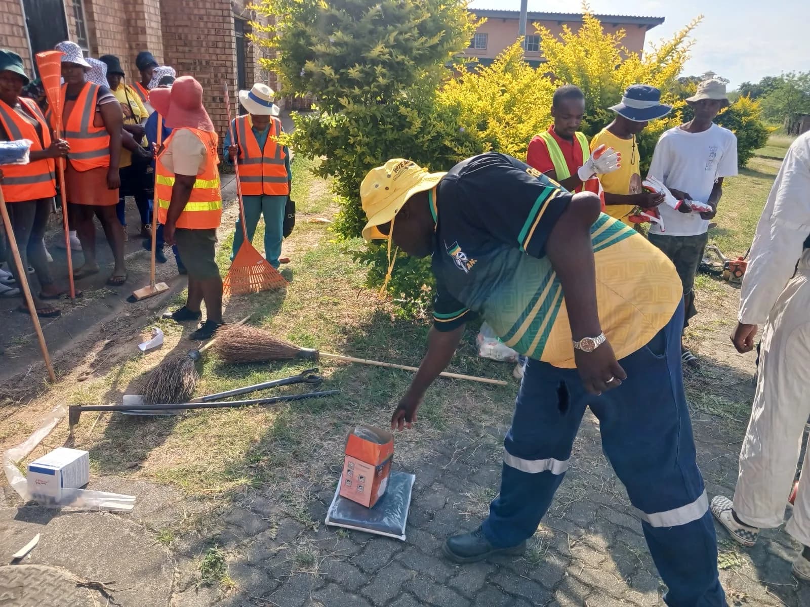 Community Revives Mathibela High School