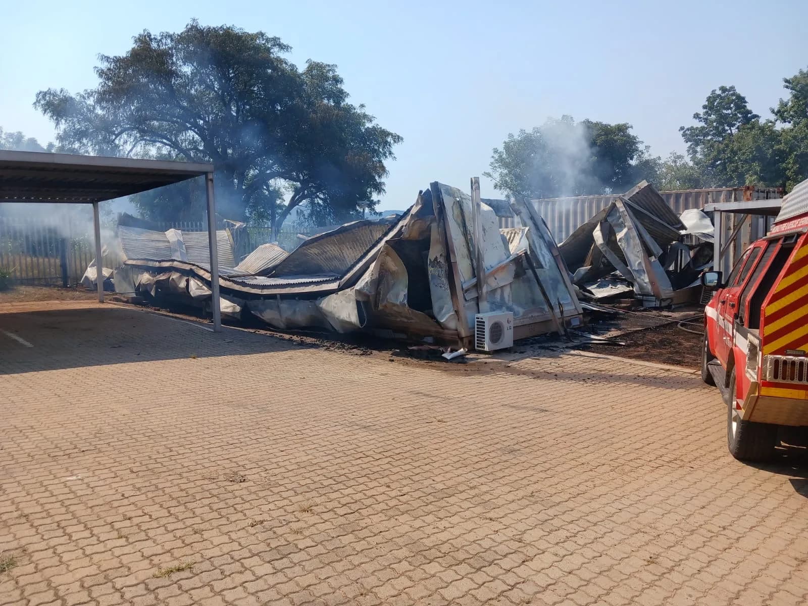 Fire Probed at Schoemansdal Station