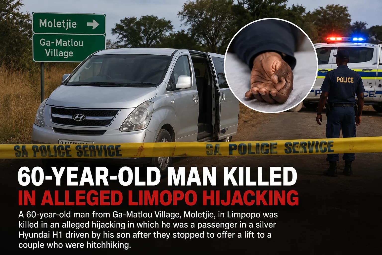 60-Year-Old Man Killed in Alleged Limpopo Hijacking